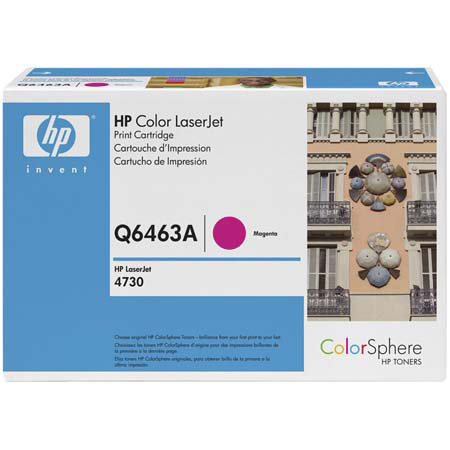 HP LaserJet Q6463A Magenta Cartridge, ColorSphere Toner