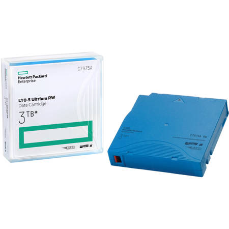 HP LTO-5 Ultrium 3TB RW Data Cartridge, Light Blue