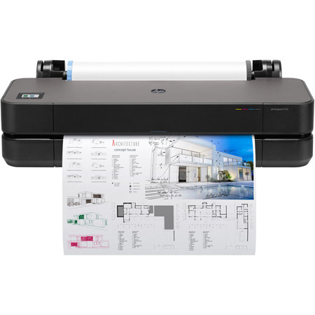 HP DesignJet T210 24" Wireless Large Format Color Thermal Inkjet Plotter Printer with 2 Year Warranty, 2025 Edition