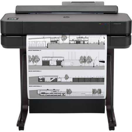 HP DesignJet T650 24" Wireless LF Color Thermal Inkjet Plotter Printer, 2025 Ed.
