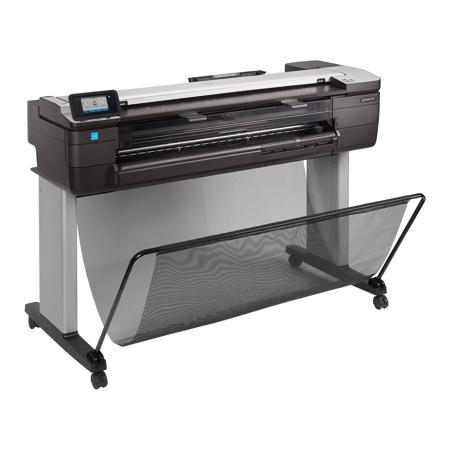 HP DesignJet T830 Large Format Printer, 36" Color Inkjet Plotter, Wireless, MFP