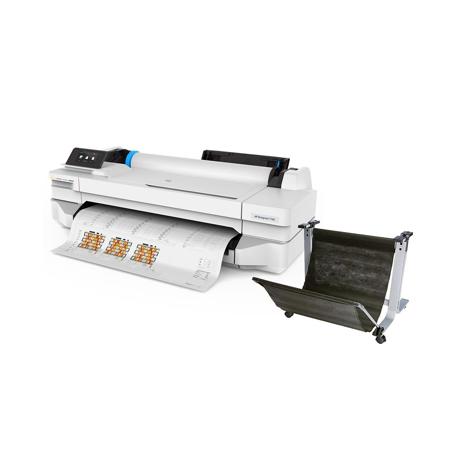 HP DesignJet T100 Plotter Printer 24" w/Mobile Printing (5ZY56A) W/Stand Bundle