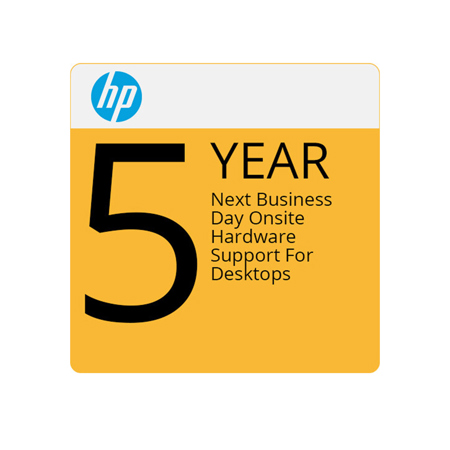 HP 5-Year Next Business Day Onsite Hardware Support for Desktops