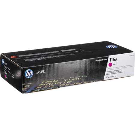 HP 116A (W2063A) Original Laser Toner Cartridge - Magenta - 1 Each - 700 Pages