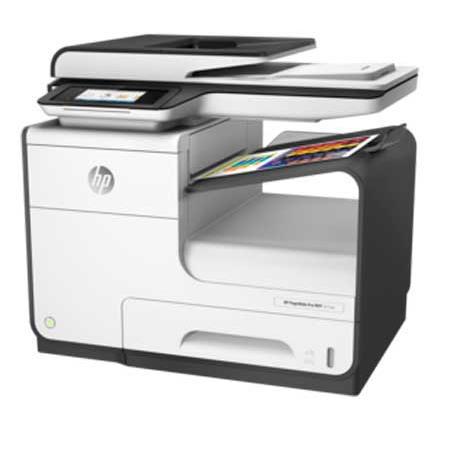 HP PageWide Pro 477dw D3Q20A Wireless Multifunction Inkjet Printer, 40 ppm Black/Color, 2400x1200 dpi Color, 550 Sheet Standard Input Tray, Wi-Fi Direct and NFC Touch-to-Print - Print, Copy, Scan, Fax