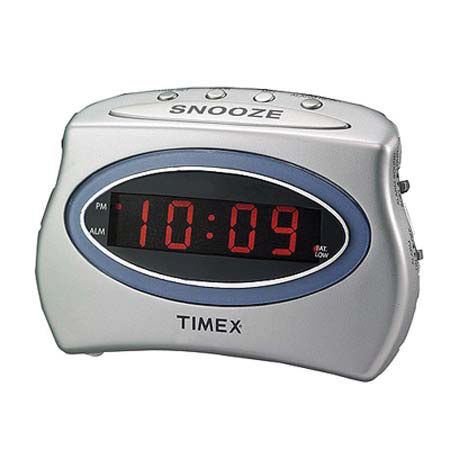 IMEX EXTRA LOUD LED ALARM CLOCK - SILVR