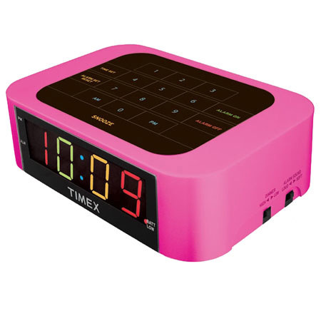 Timex T123P Simple Set Direct Entry LED Alarm Clock