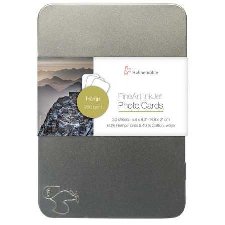 Hahnemuhle Hemp FineArt InkJet Photo Cards, 290gsm, 4x6", White, 30 Sheets