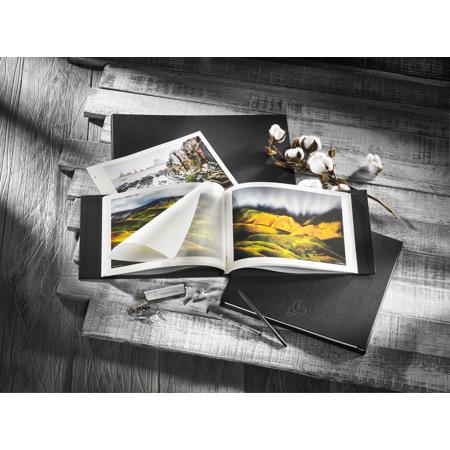 Hahnemuhle Linen Album Cover Set, 12x12", Light Black