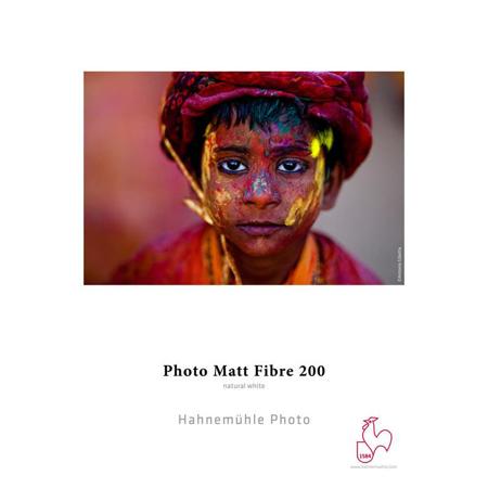 Hahnemuhle Photo Matt Fibre InkJet Paper Roll, 24"x100', 200gsm, 1 Roll