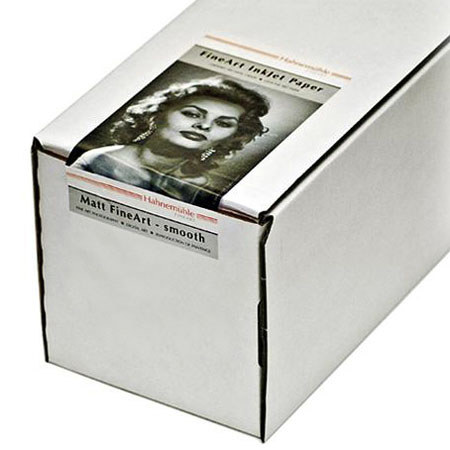 Hahnemuhle Matte Photo Rag Bright White Inkjet Paper, 188 gsm, 24"x39' Roll