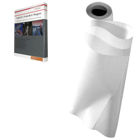 Hahnemuhle Matte Photo Rag, 100 % Rag, Smooth, Bright White Inkjet Paper, 188 g/mA, 44" x 78' Roll with 2" Core