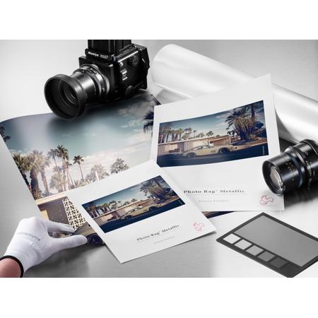 Hahnemuhle Photo Rag Metallic Inkjet Paper, 340gsm, Natural White, 25 Sheets 8.5 x 11"