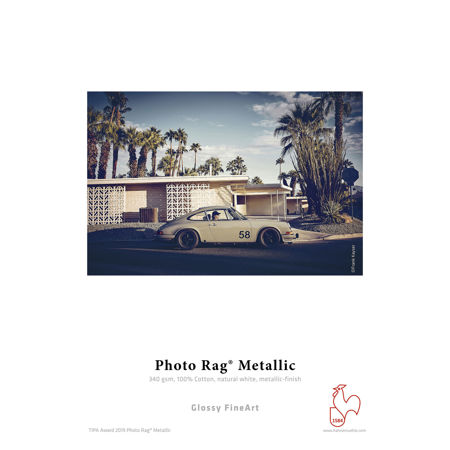 Hahnemuhle Photo Rag Metallic Inkjet Paper, 340gsm, Natural White, 25 Sheets 8.5 x 11"