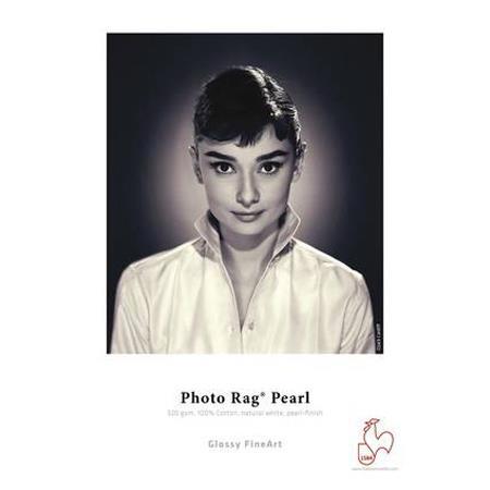 Hahnemuhle Pearl Rag Luster Cotton Photo Paper (11x17"), 25 Sheets