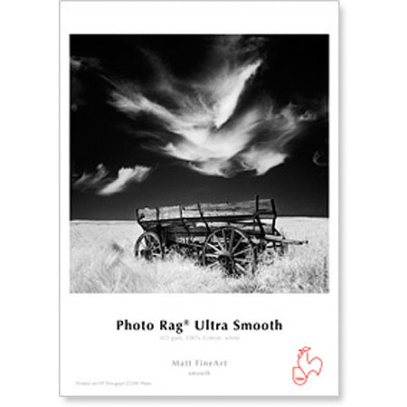 Hahnemuhle Rag Ultra Smooth Matte Photo Paper (11x17"), 25 Sheets