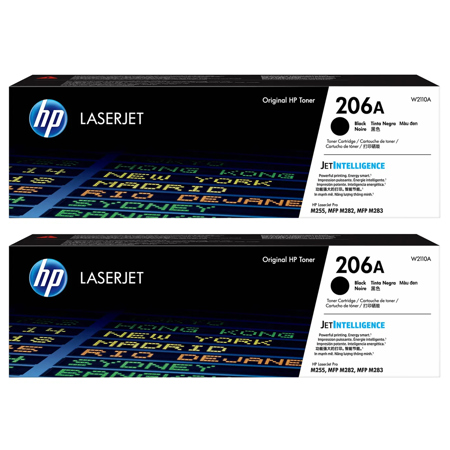 HP 206A Black 2-Pack LaserJet Toner Crtg
