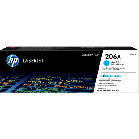 HP 206A Cyan Original Toner Cartridge, 1250 Pages Yield