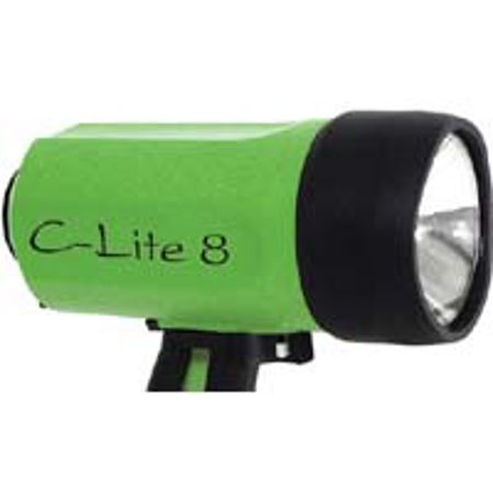 Ikelite C-Lite 8, 14-watt Halogen RCD Underwater Light with Batteries - Green (Rated up to 300')