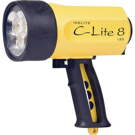 Ikelite C-Lite 8 LED , 15-watt Underwater Light with Batteries - Yellow #1278