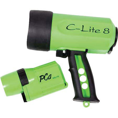 Ikelite C-Lite 8 Halogen LitePack with Batteries - Primary C-Lite 8, (14watt) & Backup PCa (7.2watt) - Green