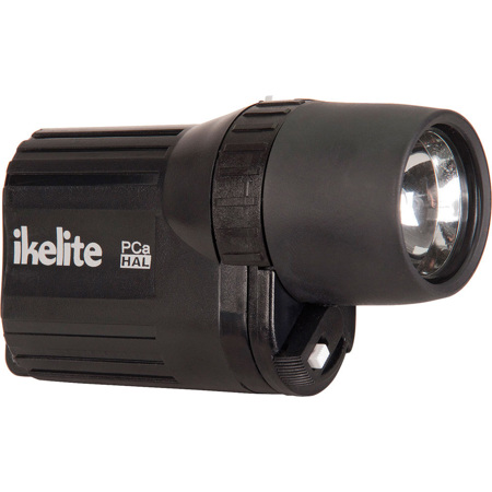 Ikelite PCa All Around Halogen Waterproof Flashlight without Batteries, Black