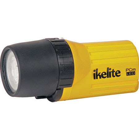 Ikelite PCm Series 1768 Mighty Mini LED Dive Lite with Batteries, Yellow