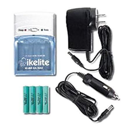 Ikelite 40445 4AA NiMH 2500mAh Batteries 1.5 Hr Charger