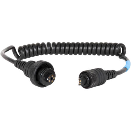 Ikelite SEA&SEA or INON Strobe to Bulkhead Non-TTL Coiled Sync Cord