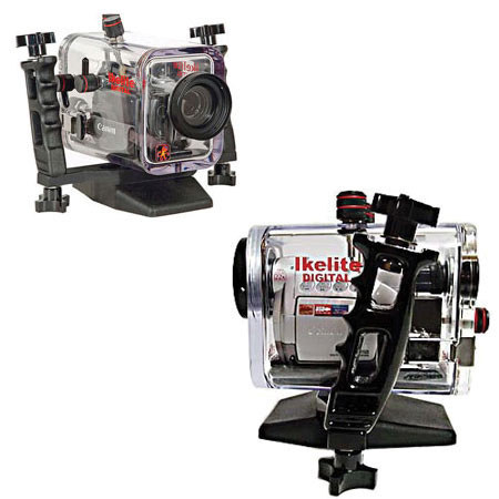 Ikelite Underwater Video Housing for Canon ZR100, ZR200, ZR300, ZR400, MV800, MV800I, MV830I, MV850I, MV880X Digital Camcorders.