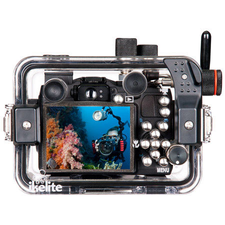 Ikelite 6147.16 Fiber Optic Underwater Camera Housing for Canon Powershot G16