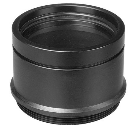 Ikelite Video Housing Threaded, Long Flat Port, 3" Diameter, for Telephoto Lenses.