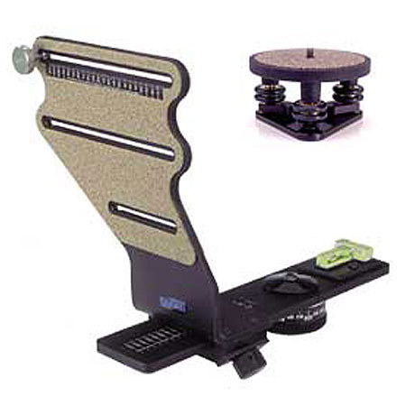 Disc. KiWi-L Panorama Tripod Head with QuickTilt Leveler (3/8x16 Thread) for QTVR Rotational Panoramic Photography
