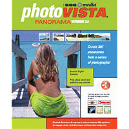 Kaidan iSeeMedia PhotoVista Panorama 3.0, QTVR 360° Panoramic Stiching Software for Windows.