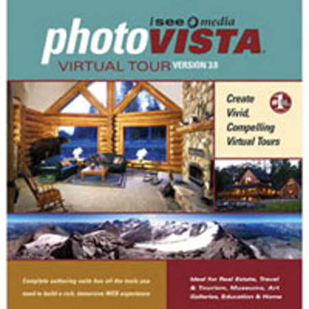 Kaidan iSeeMedia PhotoVista Virtural Tour Maker 3.0, QTVR Immersive Virtual Tour Software for Windows, CD-Rom