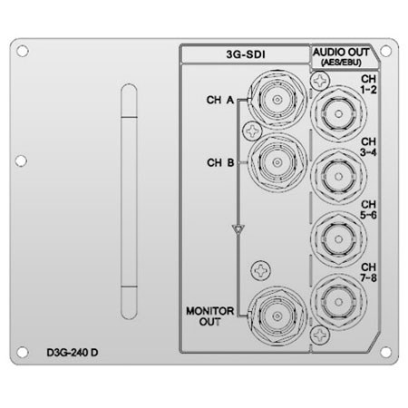 Ikegami D3G-240D 3G-SDI/AES/EBU Input Board for HLM-2450/3250 Monitors