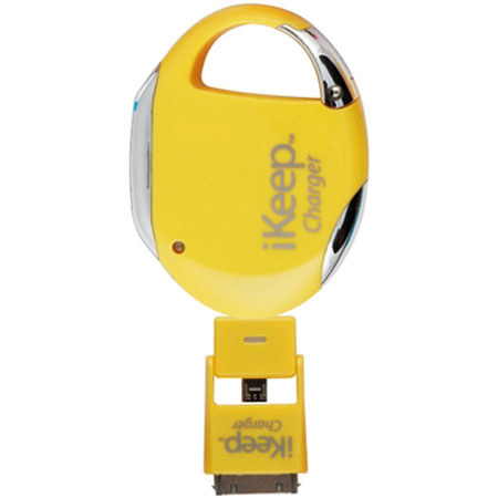 iKeep Charger Cable, Universal Charger for 30-Pin iPhone and Android - Yellow