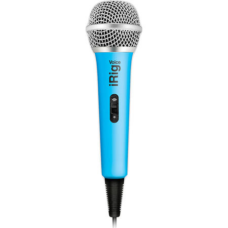 Ik Multimedia iRig Voice Handheld Karaoke Microphone, Blue