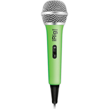 Ik Multimedia iRig Voice Handheld Karaoke Microphone, Green