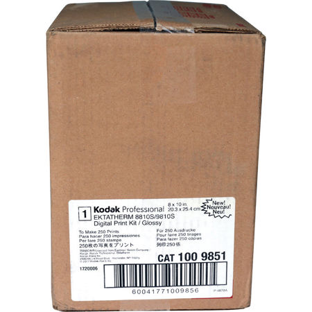 KODAK 8x10" Ektatherm Digital Photo Print Kit f/8810 & 9810 Printers, 300 Prints