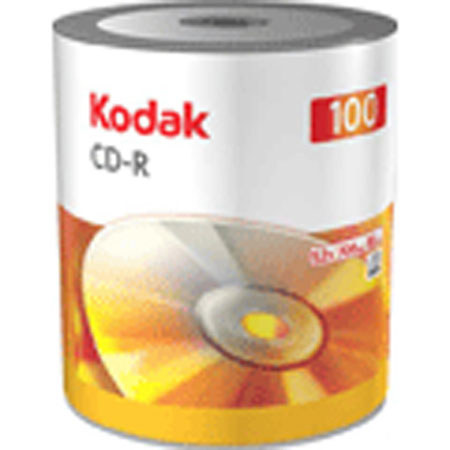 Kodak CD-R 80 700MB / 80 Minutes 52X speed, 100 Pack - in Shrink Wrap Pack