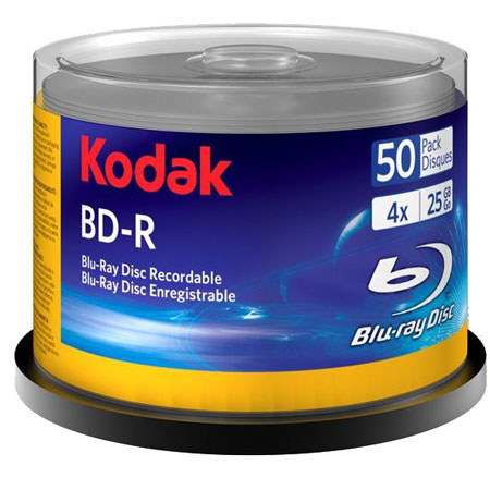 Kodak BD-R 25GB , 50-Pack Spindle