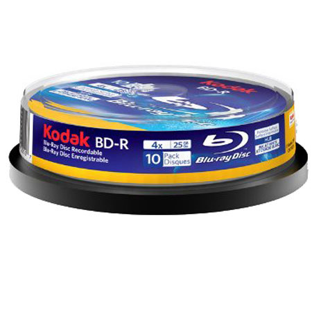 Kodak BD-R 25GB Recordable , 10-Pack