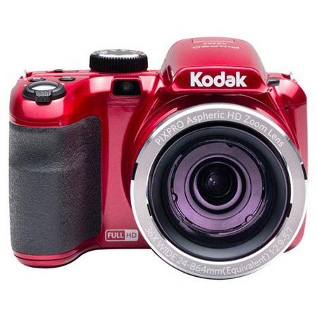 Kodak PixPro AZ362 Digital Camera, Red