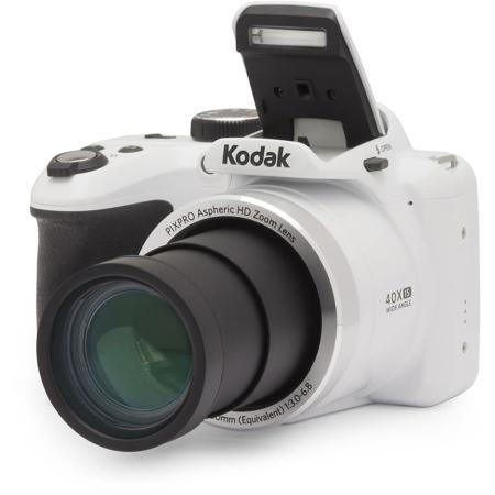 KODAK PIXPRO AZ401 16MP Point and Shoot Digital Camera, 40x Optical Zoom, 720p HD Video, White
