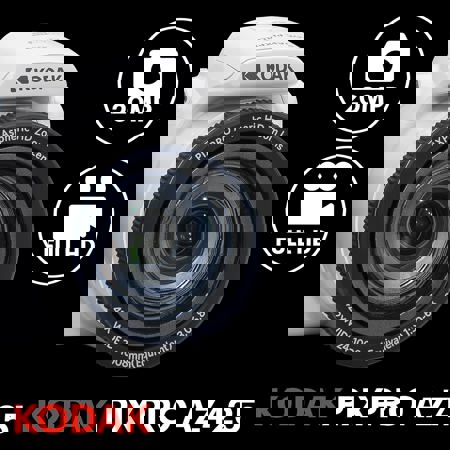 Kodak PIXPRO AZ425 Astro Zoom 20MP FHD Digital Camera, White, w