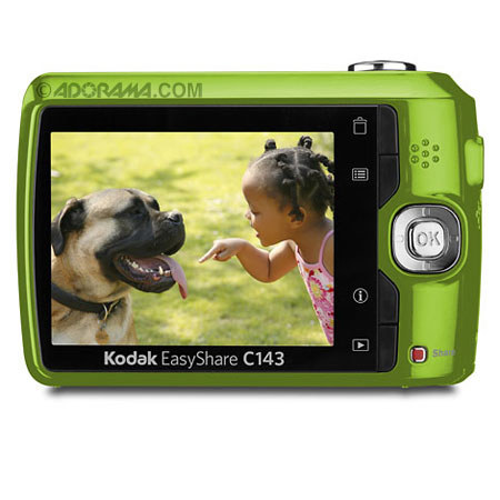 Kodak Easyshare C143 8281180 12MP Digital Camera, Green