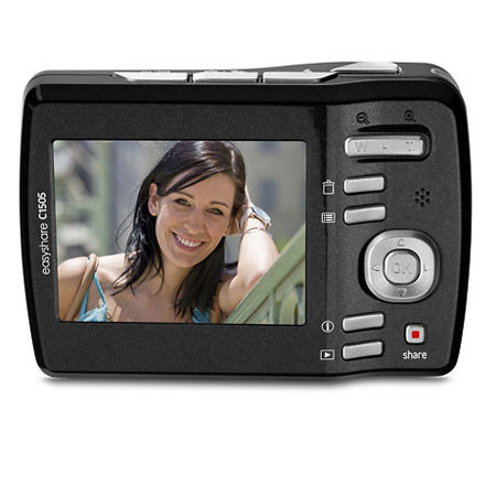 Kodak EasyShare C1505 Digital Camera, Black