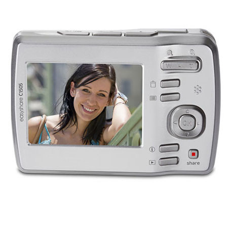Kodak EasyShare C1505 Digital Camera, Silver