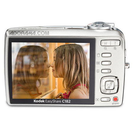 Kodak C182 8686800 12 MP Zoom Digital Camera, Silver